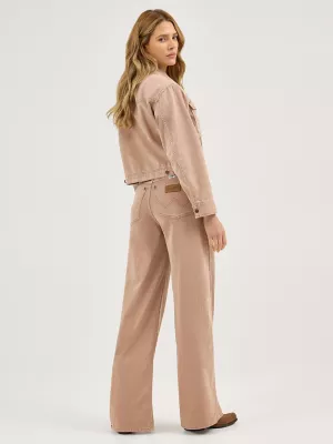 Women's Loose Spat Jean in Raw Umber