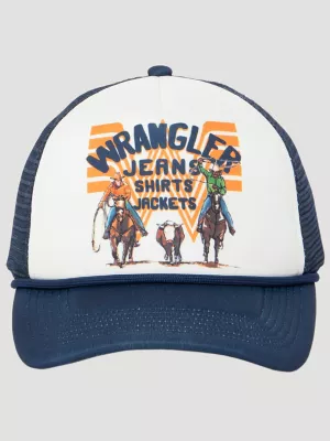 Whataburger Pauly Trucker Hat:Navy:One Size