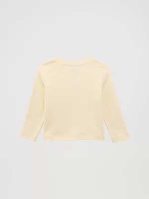 Little Girls Western Graphic LS Tee:Cowgirl White:6-9M