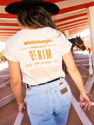Wrangler x Whataburger Women's Tee in Marshmallow