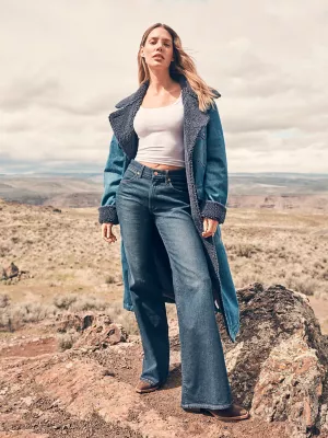 Women's 70's Flare Jean in Whirlpool