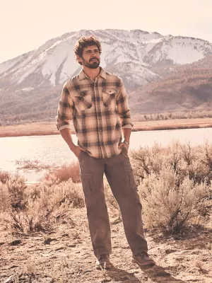 Wrangler® Men's Five Star Premium Relaxed Fit Flex Cargo Pant in Olive Drab