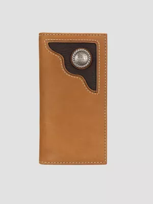 Mens Leather Tool Rodeo Wallet:Cognac:OS