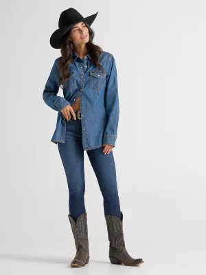 Women's Wrangler Bespoke High Rise Skinny Jean in Rae