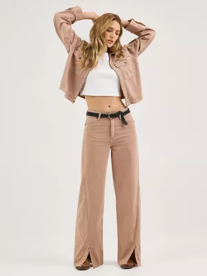 Women's Loose Spat Jean in Raw Umber