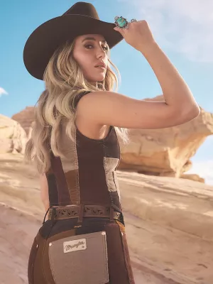 Wrangler x Lainey Wilson Patchwork Vest in Corduroy