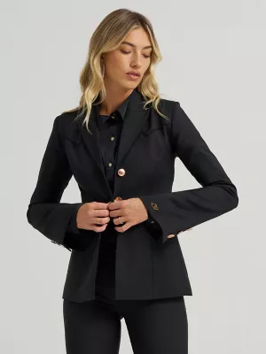 Wrangler x Lainey Wilson Wrancher Blazer in Black