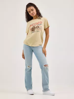 Women's Wrangler® High Rise True Straight Leg Jean in Ivy