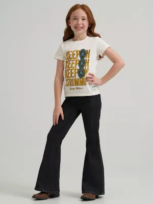 Girl Wrg x LW Keep On Strummin Reg Fit Tee:Cream:M