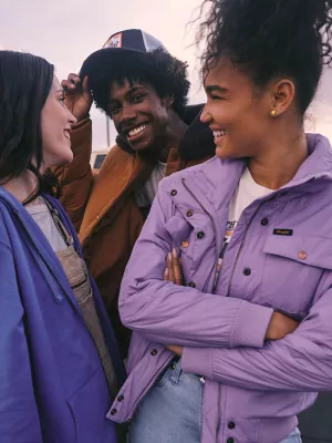 Wrangler x Stranger Things Erica Jacket in Violet Voltage