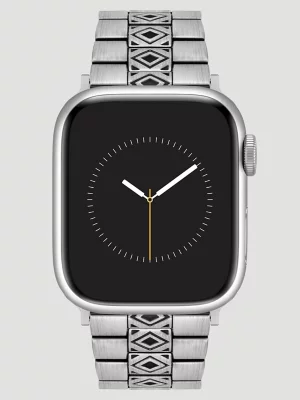 Antique Metal Universal Watchband:Silver:One Size: