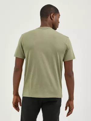 Men's Tool Flag Graphic T-Shirt in Deep Lichen Green