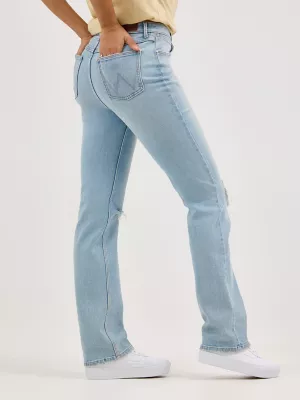 Women's Wrangler® High Rise True Straight Leg Jean in Ivy