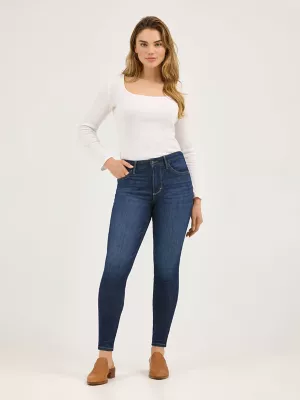 Women's Wrangler Bespoke High Rise Skinny Jean in Rae