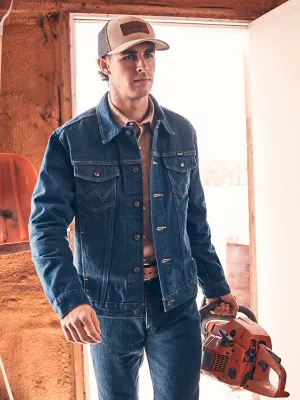 Wrangler® Cowboy Cut® Unlined Denim Jacket in Prewashed Denim