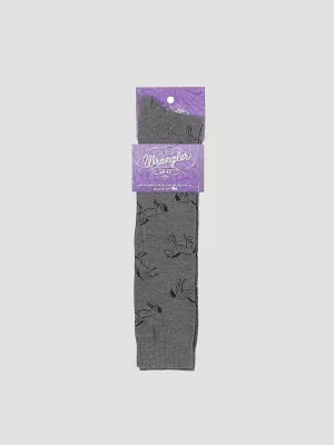 Horse Boot Sock:Charcoal:M
