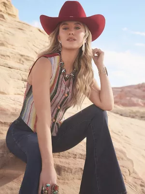 Wrangler x Lainey Wilson Rodeo Ben Jacquard Vest in Jacquard