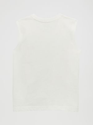 Girl's Western Graphic Tank in White