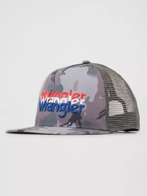 Stranger Things Camo Trucker Cap:Camo:One Size