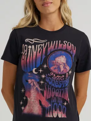 Wrangler x Lainey Wilson Moon Reg Fit Tee in Black