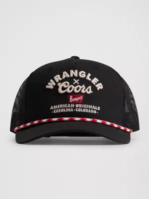 Wrangler x Coors American Trucker Cap:Black:One Size