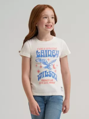 Girl's Wrangler x Lainey Wilson Lonestar Tee in White