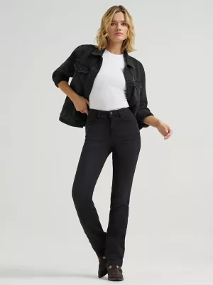 Women's Wrangler® High Rise True Straight Leg Jean in Ivy