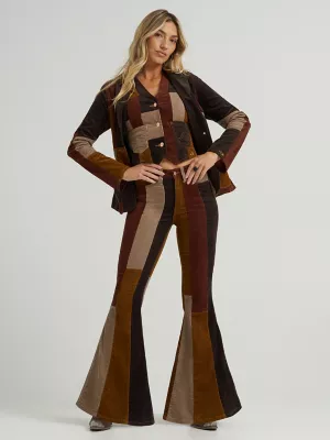 Wrangler x Lainey Wilson Patchwork Bell Bottoms in Corduroy