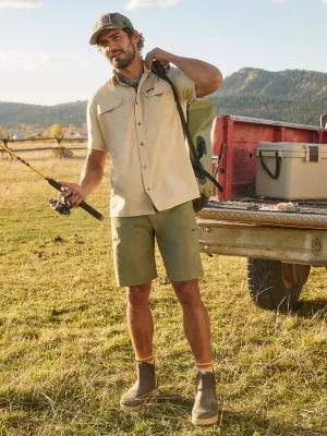 Men's All Terrain Cargo Short in Dusty Olive