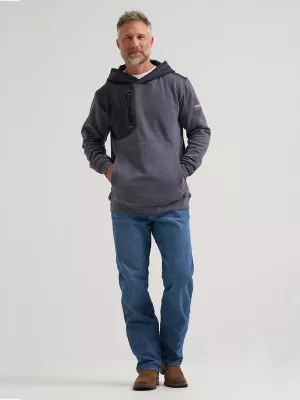 Wrangler® FR Flame Resistant Knit Hoodie in Blue Nights