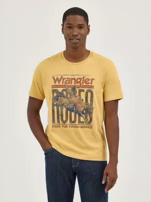 Men's Tough Service Rodeo T-Shirt in Pale Gold