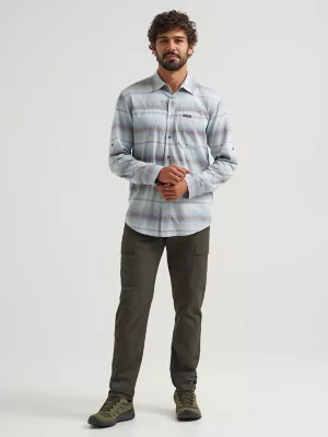 Men's Outdoor Single Pocket Shirt in Bayside Blue