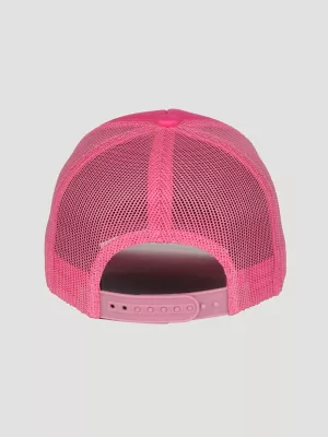 Wrangler Logo Baseball Cap:Pink:One Size