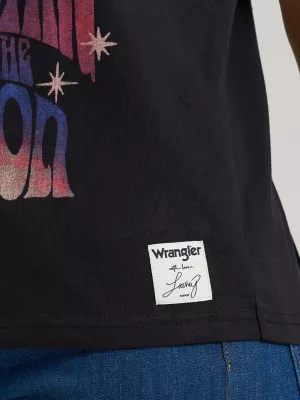 Wrangler x Lainey Wilson Moon Reg Fit Tee in Black