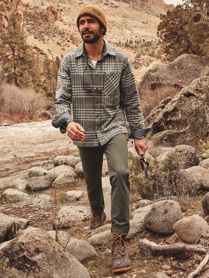 Wrangler All Terrain Gear Men's Techno Knit 5 Pocket Pant in Deep Depths