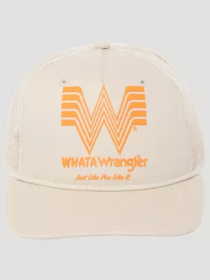 Whataburger Heritage Trucker Hat:Marshmallow:One Size