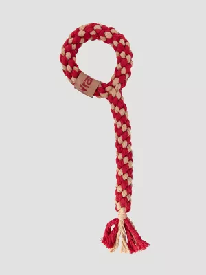Lariat Rope Dog Toy:Red:One Size