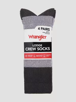 Mens Warmest Boot Sock 4 Pack:Grey:One Size