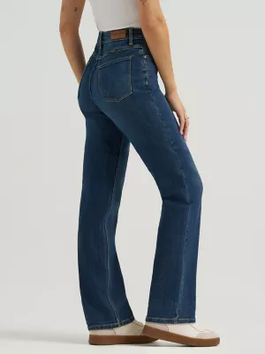Women's Wrangler® High Rise True Straight Leg Jean in Ivy