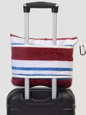 Wrangler Brushpopper Travel Blanket:Blue:One Size