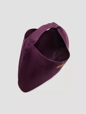 Slouchy Hobo Bag:Burgundy:One Size