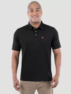Men's RIGGS Workwear® Performance Pocket Polo in Black
