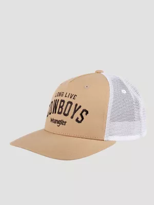 Cowboys Baseball Cap:Khaki/White:One Size