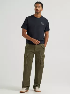 Men's Embroided T-Shirt in Black