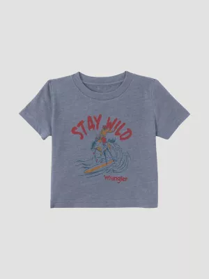 Unisex Infant Toddler Graphic Tee in Graphite Heather