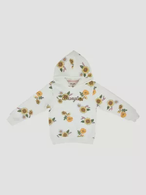 Wrangler Toddler Girls Graphic Hoodie:Sunflower Yellow:3T