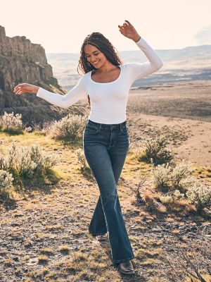 Women's Wrangler® Fierce Flare Jean in Brockton