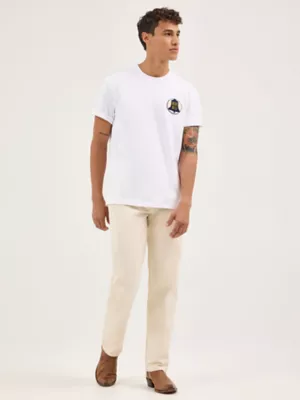 Men's Blue Bell T-Shirt in White