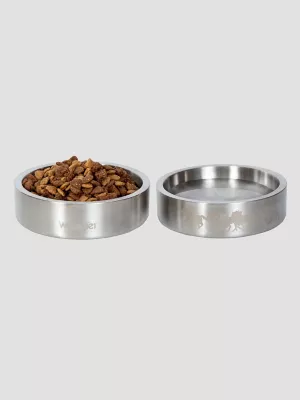 Stainless Steel Pet Bowl:Silver:S