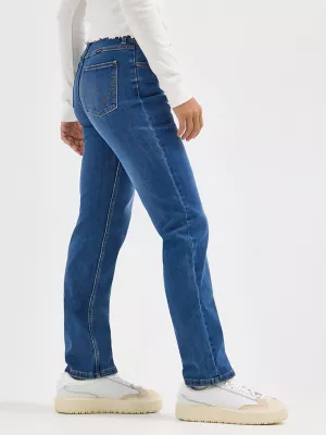 Women's Wrangler® High Rise True Straight Leg Jean in Ivy